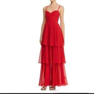 Fame and Partners size 2 red dress